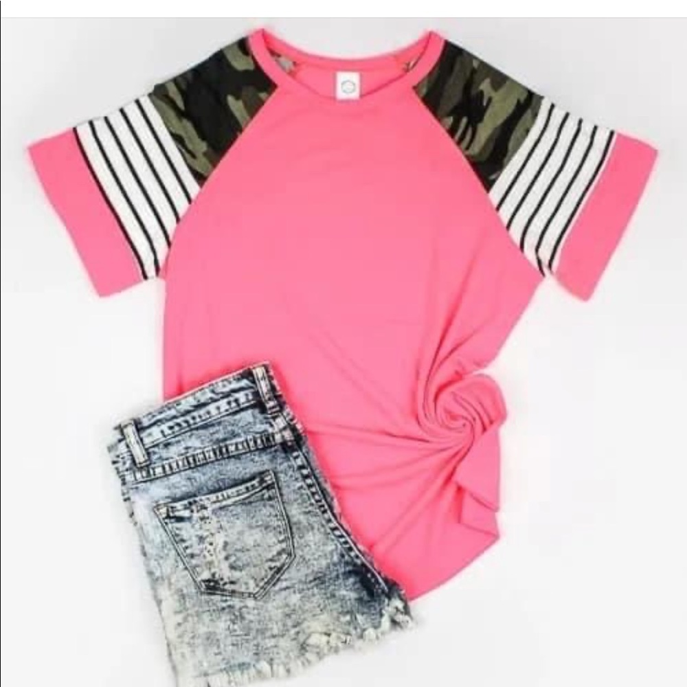Pink Camo top